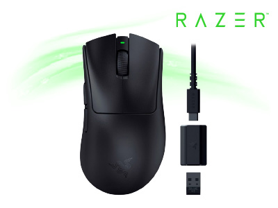 RAZER DEATHADDER V3 HYPERSPEED (BLACK) RAZER-DEATHADDER-V3-HYPERSPEED-(BLACK)